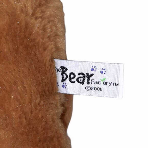 The Bear Factory Lion Gold Sparkle Eyes Plush Stuffed Toy 11" - Picture 8 of 8